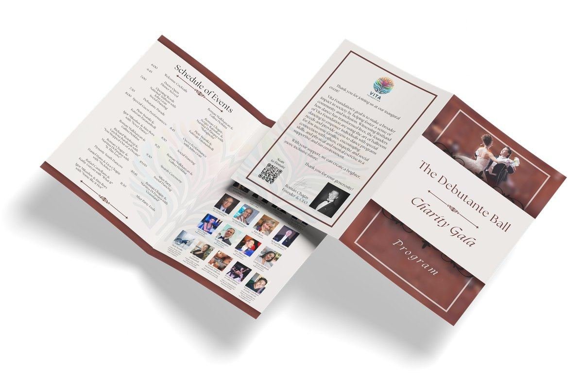 Dance competition and event program printing