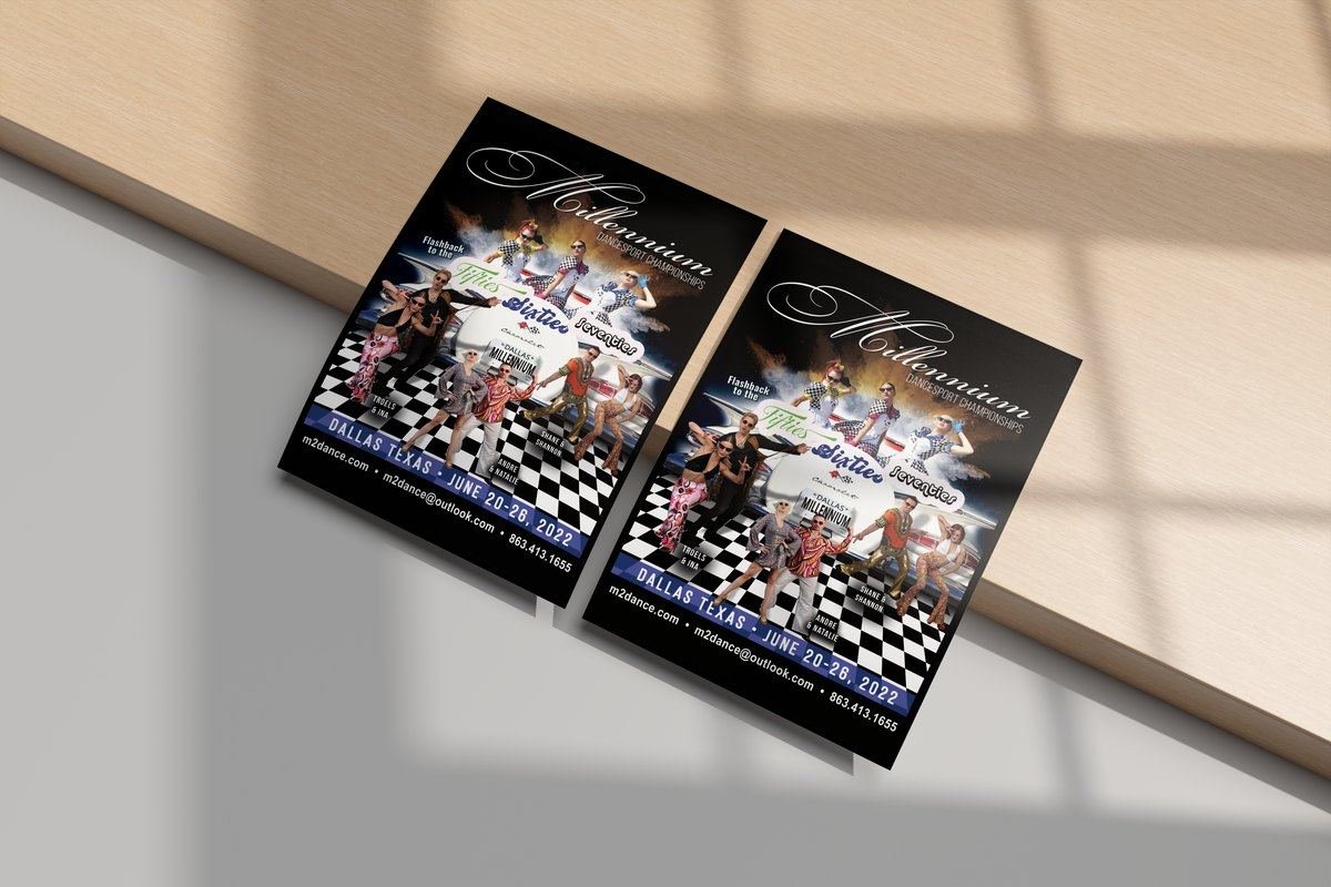Event and dance showcase flyer printing